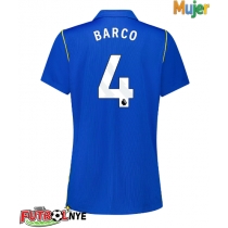 Camiseta Chelsea Valentin Barco #4 Primera Equipación para mujer 2026-27 manga corta